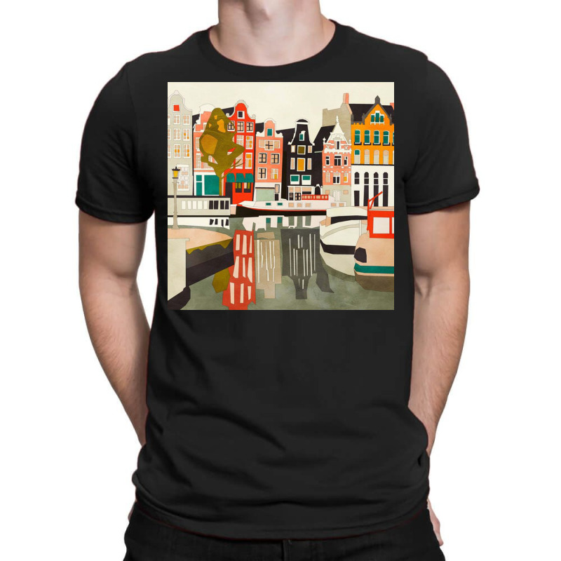 Shapes Houses Of Amsterdam T-shirt | Artistshot