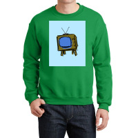 Television Set Poster Nostalgia (1) Crewneck Sweatshirt | Artistshot