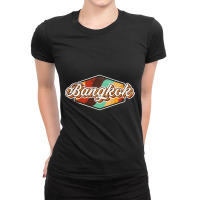 Bangkok City Ladies Fitted T-shirt | Artistshot