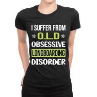 Obsessive Love Longboarding Longboard Longboarder Ladies Fitted T-shirt | Artistshot