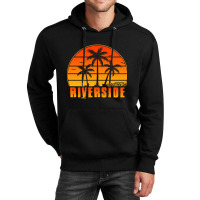 Limited Edition Vintage Riverside California Sunset Palm Tree Style Tr Unisex Hoodie | Artistshot