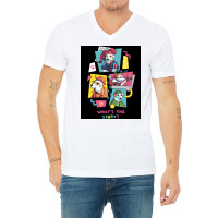 Wishbone Tv Show Tshirtwhatx27s The Story Wishbone Tv Show 90s Russell V-neck Tee | Artistshot