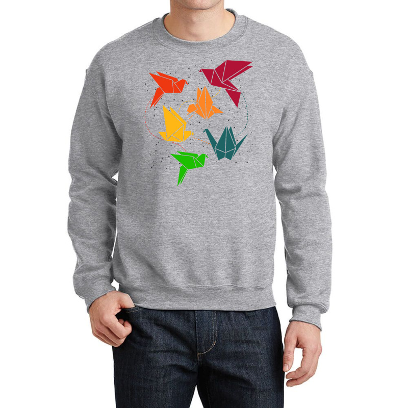 Paper Craft Space Cute Girl Crewneck Sweatshirt | Artistshot