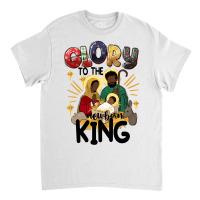 Glory To The Newborn King Black Jesus Classic T-shirt | Artistshot