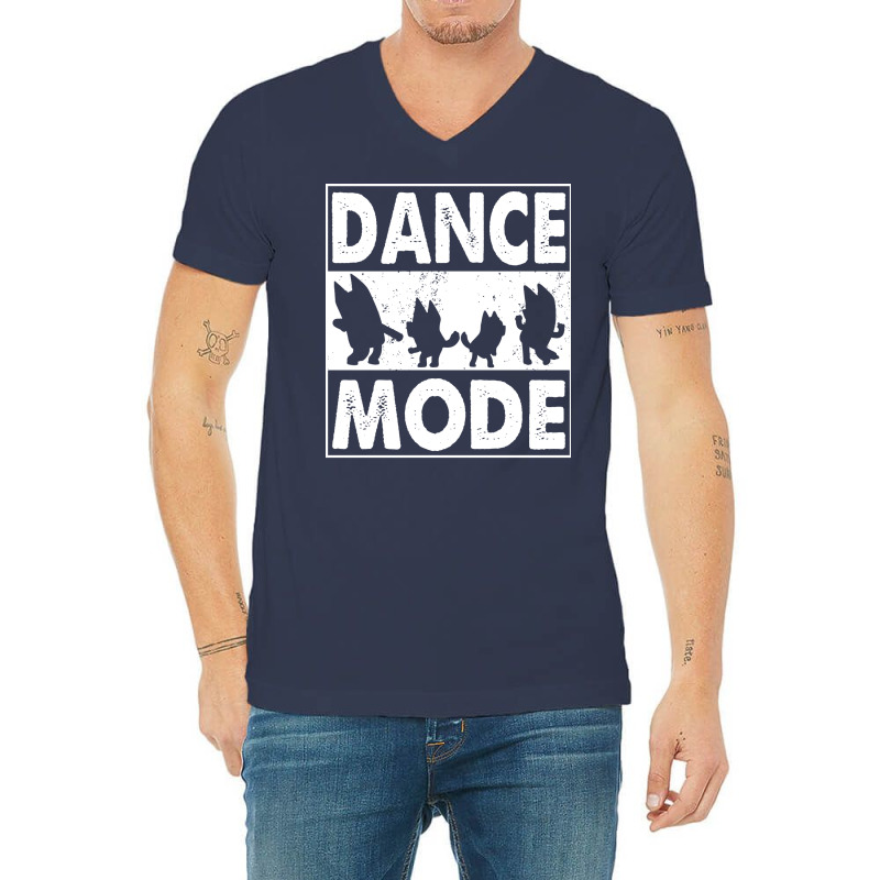 Distressed Heeler Dance Love Vintage V-Neck Tee by lybohasmanop | Artistshot