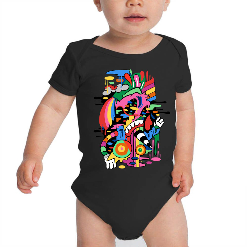 Abstract Trippy Sailor Man Cartoon Design Baby Bodysuit | Artistshot