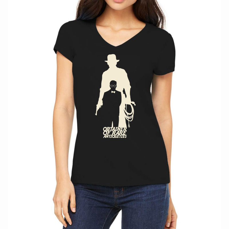 Obtainer Of Rare Antiquities (dark) Women's V-Neck T-Shirt by cryingfamilies16 | Artistshot