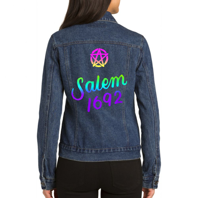 Occult Salem 1692 Ladies Denim Jacket by cryingfamilies16 | Artistshot