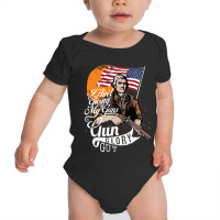 America Guns Glory Gut Baby Bodysuit | Artistshot