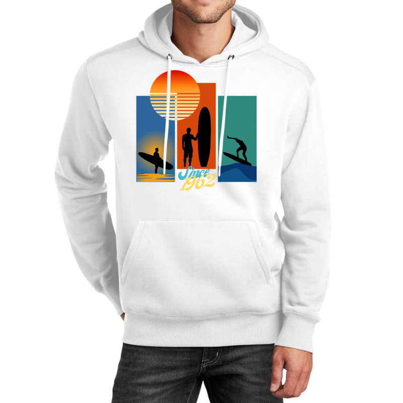 Longboard Surfing Since 1962 Sweatshirt Unisex Hoodie | Artistshot