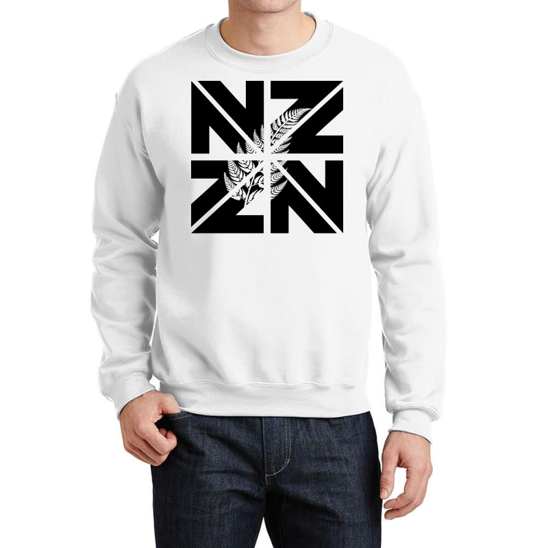 New Zealand With A Silver Quote Cute Crewneck Sweatshirt by lybohasmanop | Artistshot