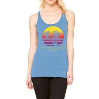 Panama City Beach Florida Vintage Tropical Sunset Palm Nature Funny Racerback Tank | Artistshot