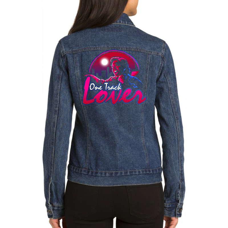 One Track Lover Ladies Denim Jacket by ilenyaafko8 | Artistshot