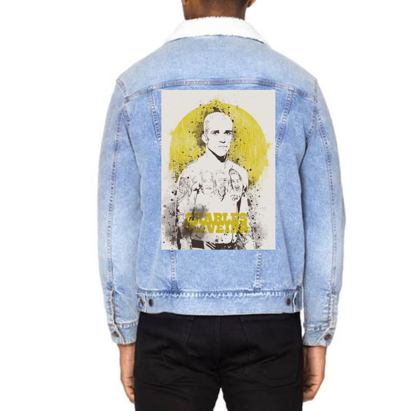 Charles Oliveira Unisex Sherpa-lined Denim Jacket | Artistshot