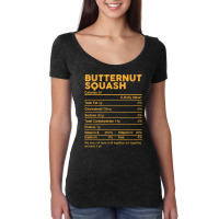 Funny Butternut Squash Nutrition Facts Thanksgiving Food T Shirt Women's Triblend Scoop T-shirt | Artistshot