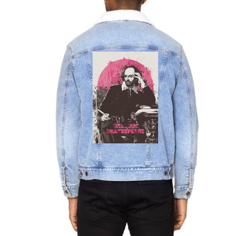 William Shakespeare Unisex Sherpa-lined Denim Jacket | Artistshot