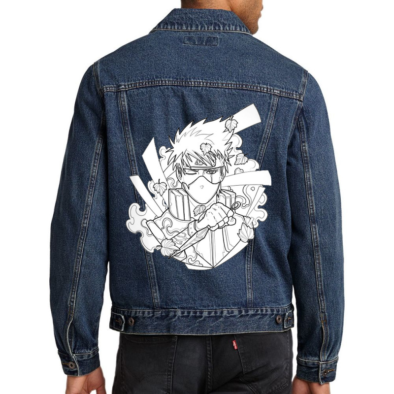 Kakashi-t0eo1 Men Denim Jacket | Artistshot