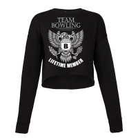 Bowling Name Team Shirt Bowling Lifetime Member Cropped Sweater | Artistshot