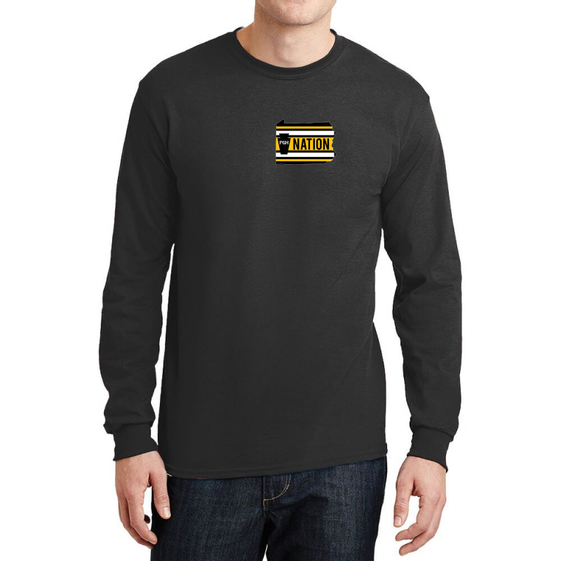 Pittsburgh Nation Long Sleeve Shirts by DavidDelaneyToner | Artistshot