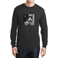 Screaming Crying Sad Cat Long Sleeve Shirts | Artistshot