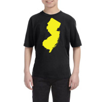 New Jersey Yellow Youth Tee | Artistshot