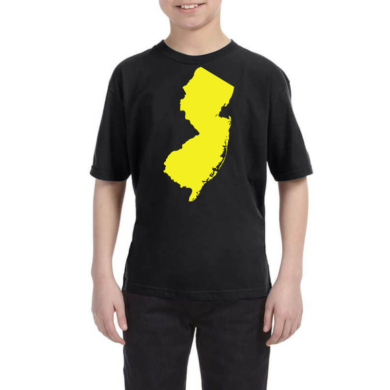 New Jersey Yellow Youth Tee by mrbigzeroht | Artistshot