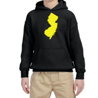 New Jersey Yellow Youth Hoodie | Artistshot