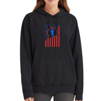 Coal Miner Dad Support Coal Mining Family Husband Usa Flag Vintage Hoodie | Artistshot