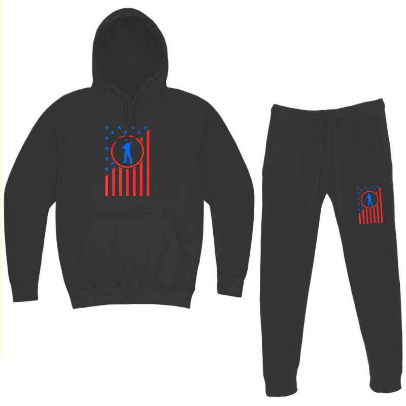 Coal Miner Dad Support Coal Mining Family Husband Usa Flag Hoodie & Jogger set by kaciacindz6 | Artistshot