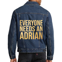 Adrian Name-kmd7s Men Denim Jacket | Artistshot