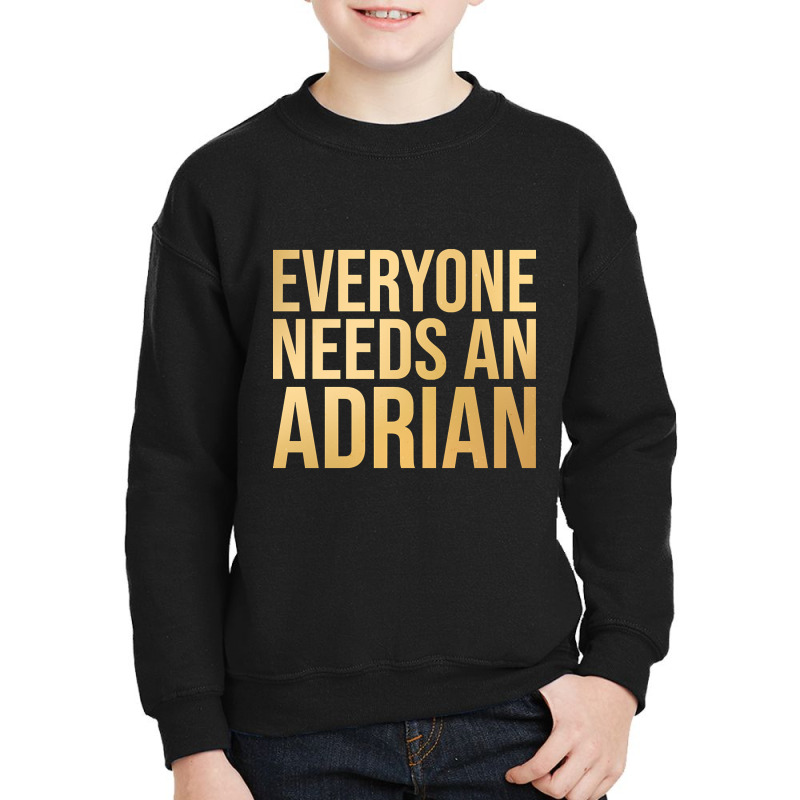 Adrian Name-kmd7s Youth Sweatshirt | Artistshot