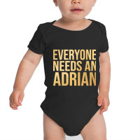 Adrian Name-kmd7s Baby Bodysuit | Artistshot