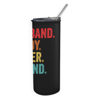 Hot Trend Husband Daddy Father Gamer Legend Video Gaming Lover Skinny Tumbler | Artistshot