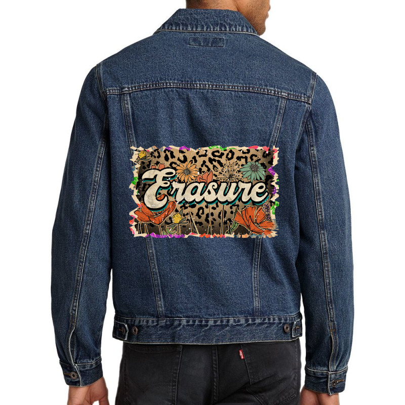 Beautiful Flowers Quest Erasure Proud Name Men Denim Jacket | Artistshot