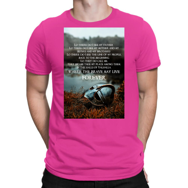 Brave May Live Forever Viking Prayer  Girl Funny Quote T-shirt | Artistshot