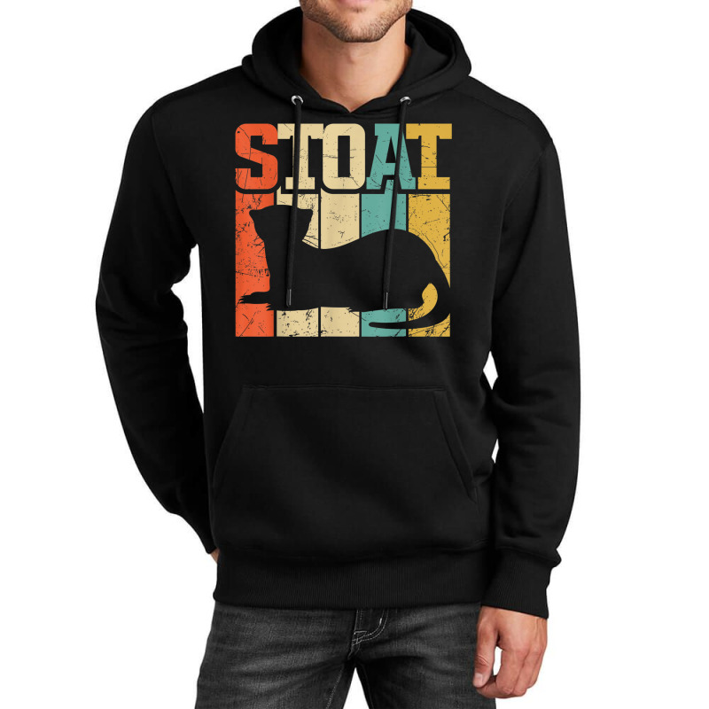 Vintage Stoat Short-tailed Weasel Ermine Unisex Hoodie | Artistshot