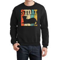 Vintage Stoat Short-tailed Weasel Ermine Crewneck Sweatshirt | Artistshot