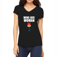 Wineder Woman Scoop Women's V-neck T-shirt | Artistshot