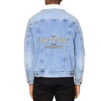 Artesia Mississippi Unisex Sherpa-lined Denim Jacket | Artistshot