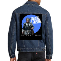 Eurovision Fire Saga Ferrell Volcano Man Iceland  Cute Hipster Men Denim Jacket | Artistshot