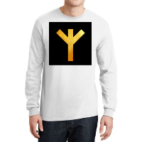 Gold Algiz Life Rune  Yellow Travel Long Sleeve Shirts | Artistshot