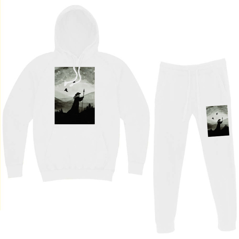 Odin Huginn And Muninn  Boy Funny Hoodie & Jogger Set | Artistshot