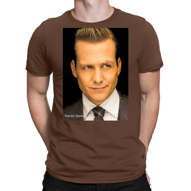 Harvey Specter Suits Classic Painting Poster Poster Blue (1) T-shirt | Artistshot