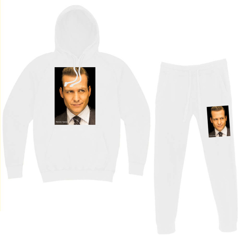 Harvey Specter Suits Classic Painting Poster Poster Blue (1) Hoodie & Jogger Set | Artistshot