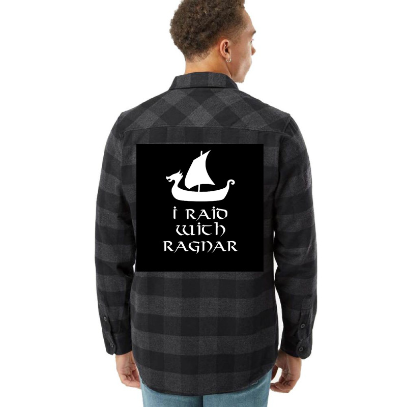 I Raid With Ragnar  Retro Cute Flannel Shirt | Artistshot