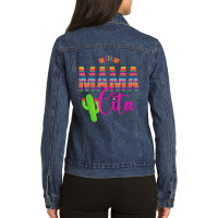 Limited Edition Mamacita Cinco De Mayo 5 De Mayo Cactus Fiesta Women Ladies Denim Jacket | Artistshot