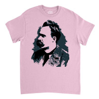 Friedrich Nietzsche Portrait Vector Drawing Classic T-shirt | Artistshot