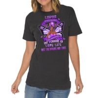 Lupus Awareness African American Warrior Purple Ribbon Women T Shirt Vintage T-shirt | Artistshot