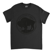 American Buffalo Gold Coin Black Design Classic T-shirt | Artistshot