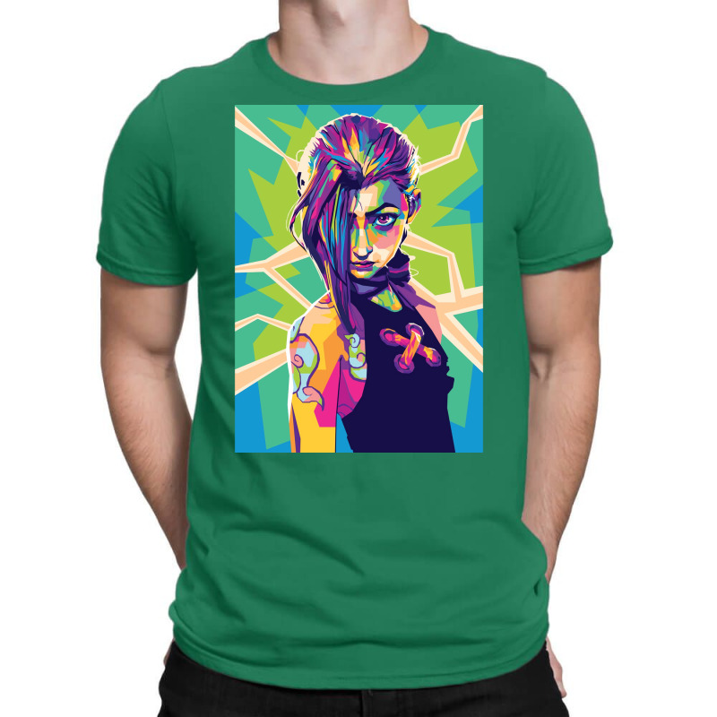 Jinx Arcane Art Poster Nature (1) T-shirt | Artistshot